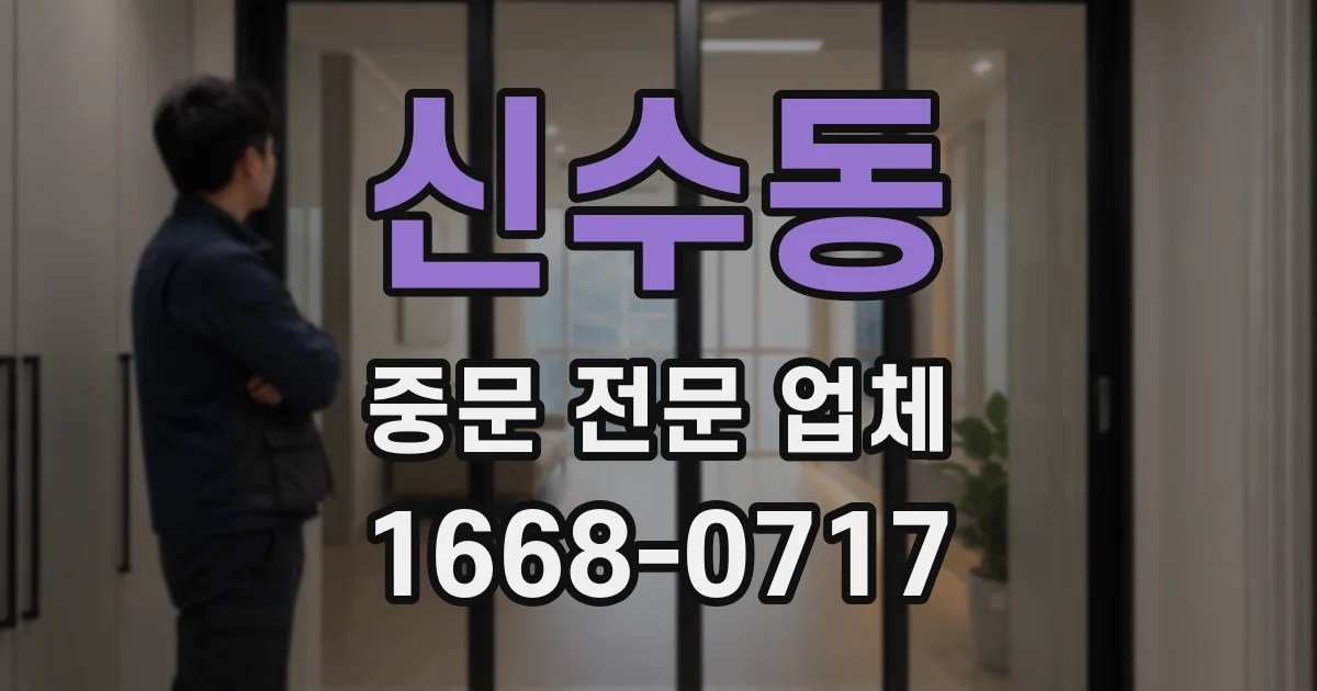 신수동 중문 전문 업체