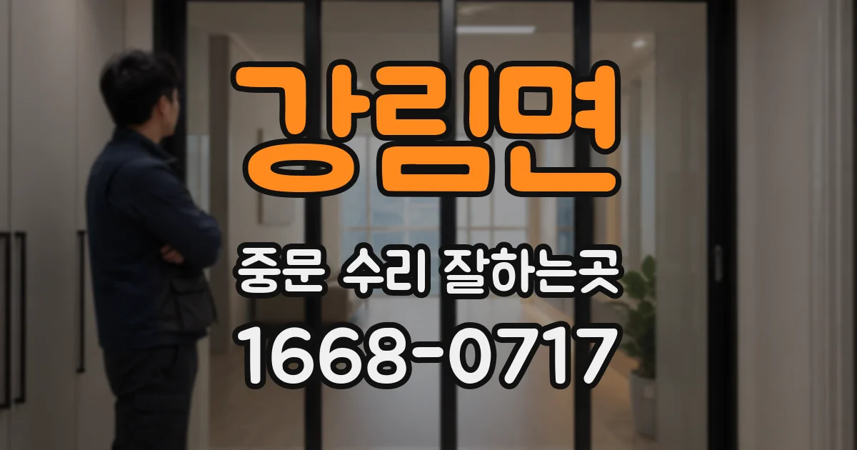 강림면 중문 수리 잘하는곳