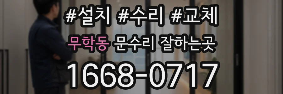 무학동 문수리 잘하는곳