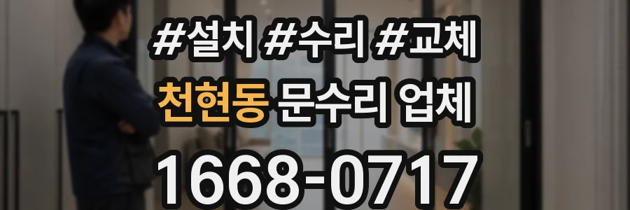 천현동 문수리 업체