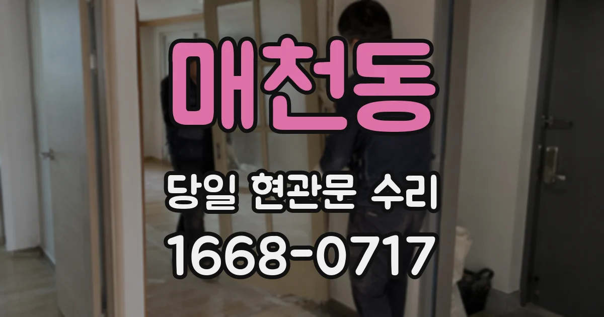 매천동 당일 현관문 수리
