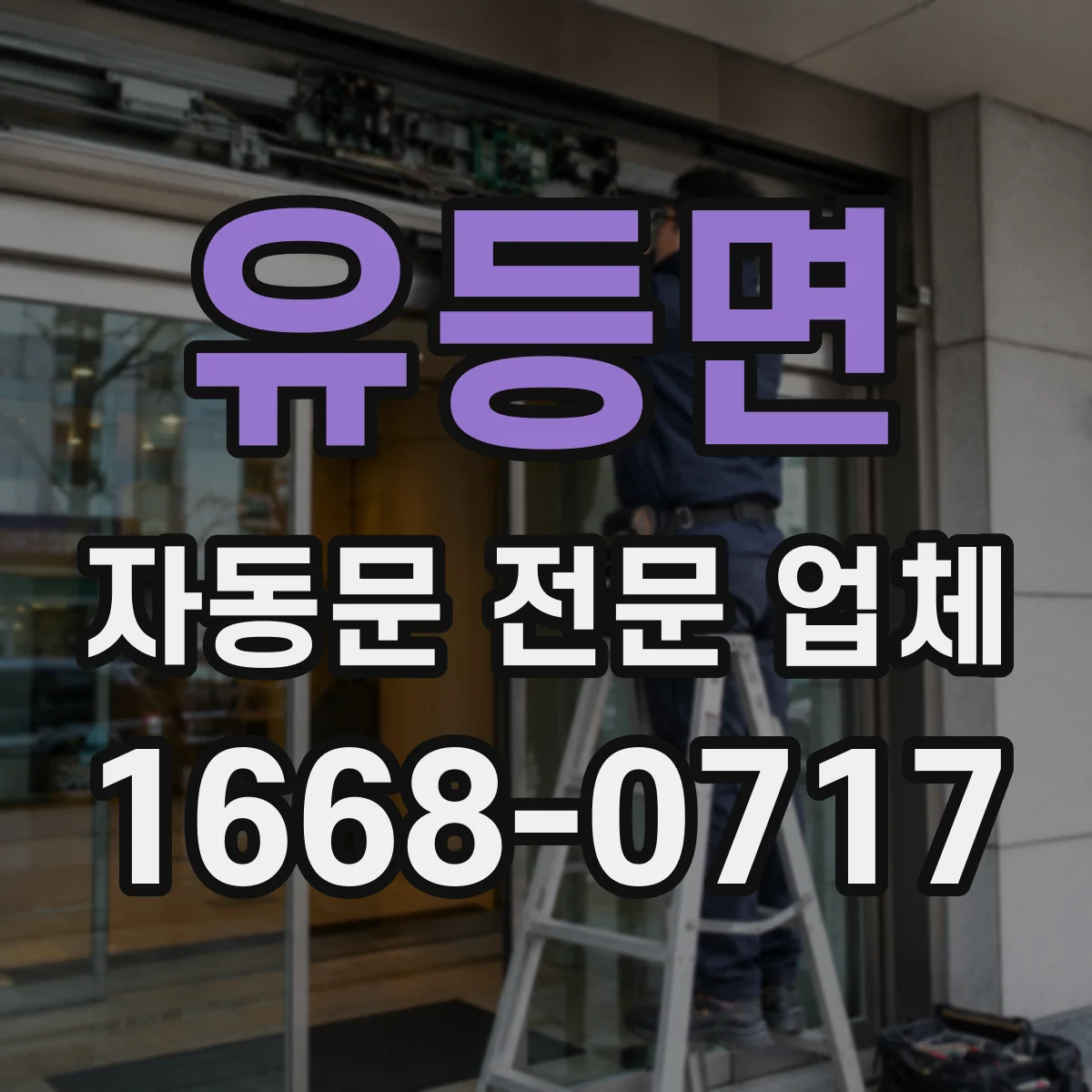 유등면 자동문 전문 업체