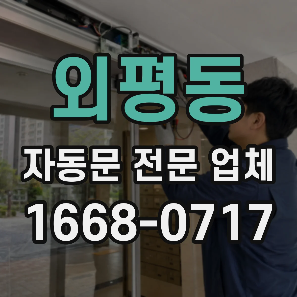 외평동 자동문 전문 업체
