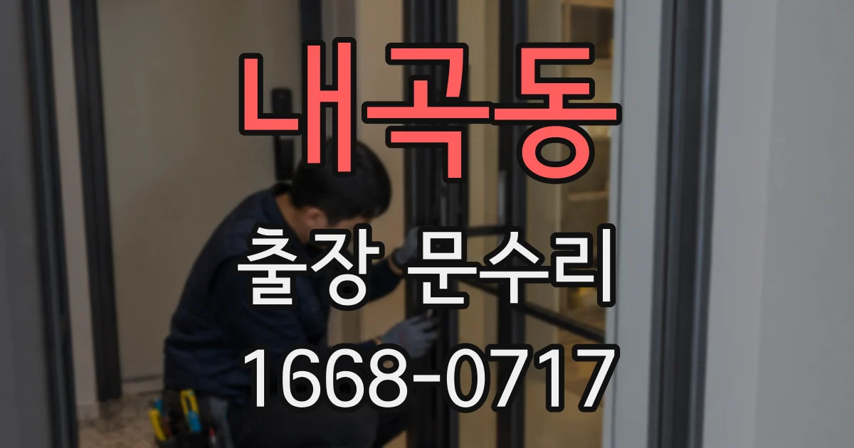 내곡동 출장 문수리