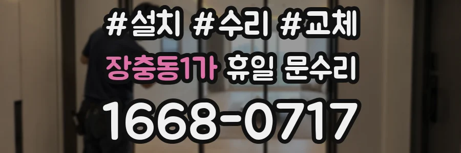 장충동1가 휴일 문수리