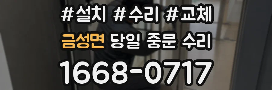 금성면 당일 중문 수리