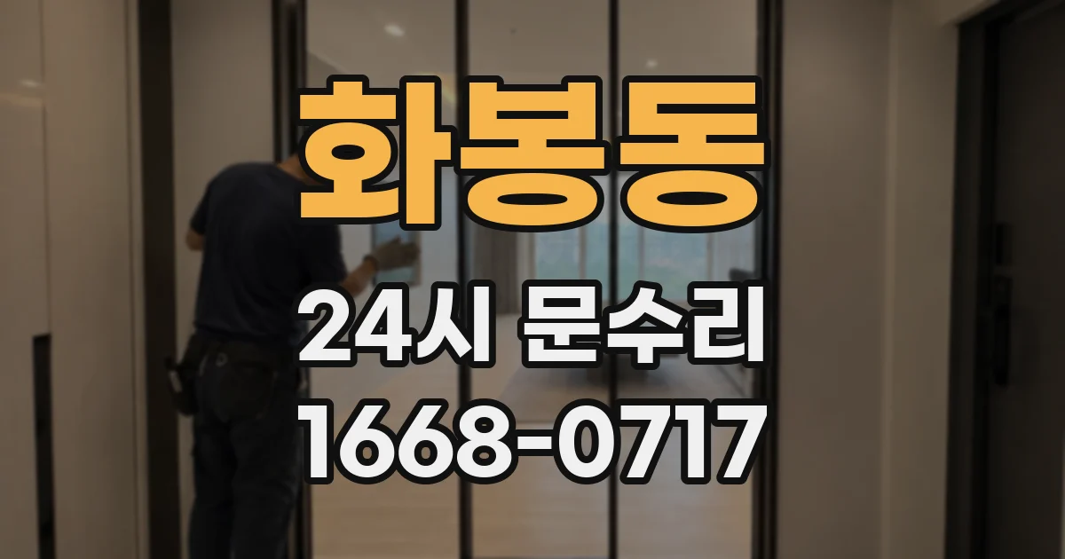 화봉동 24시 문수리