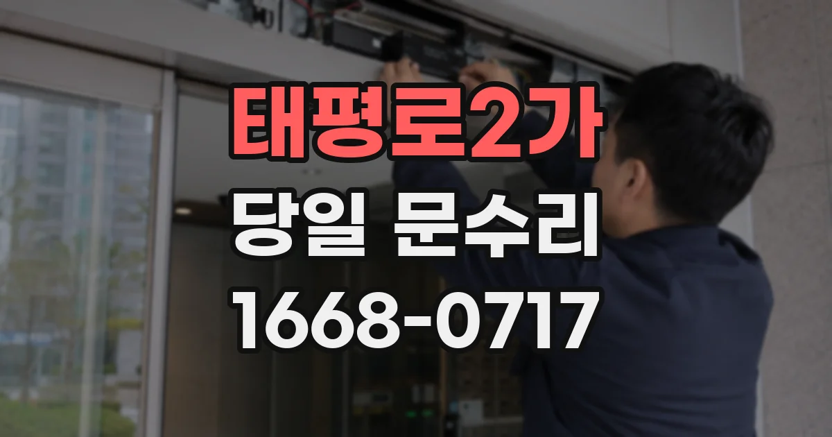 태평로2가 당일 문수리