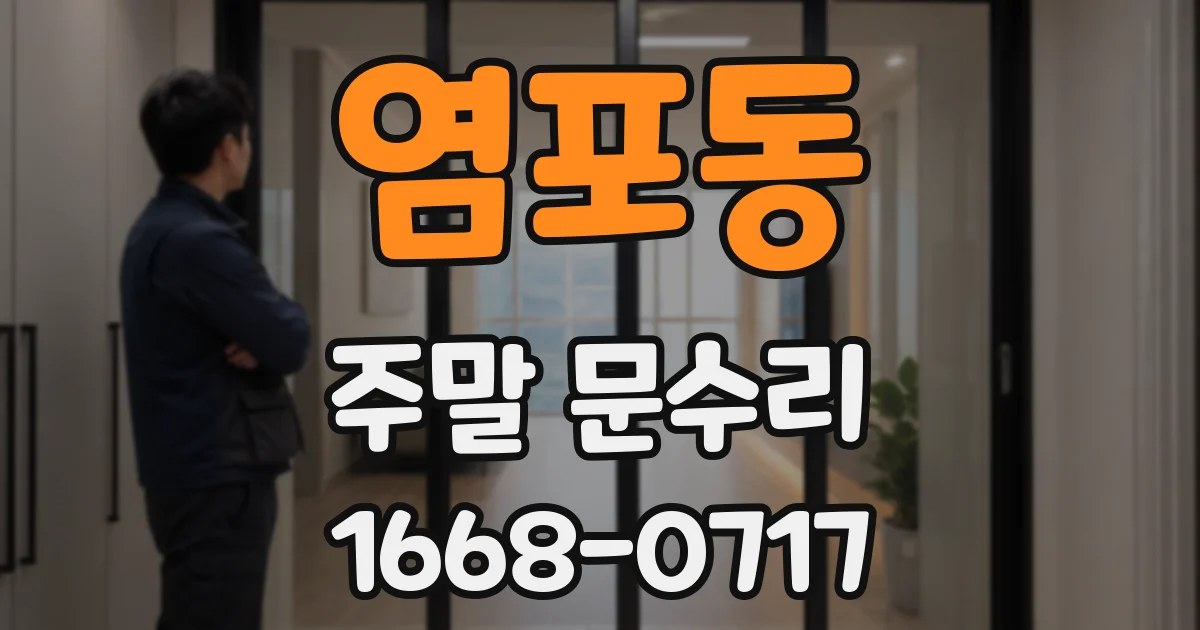염포동 주말 문수리