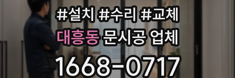대흥동 문시공 업체