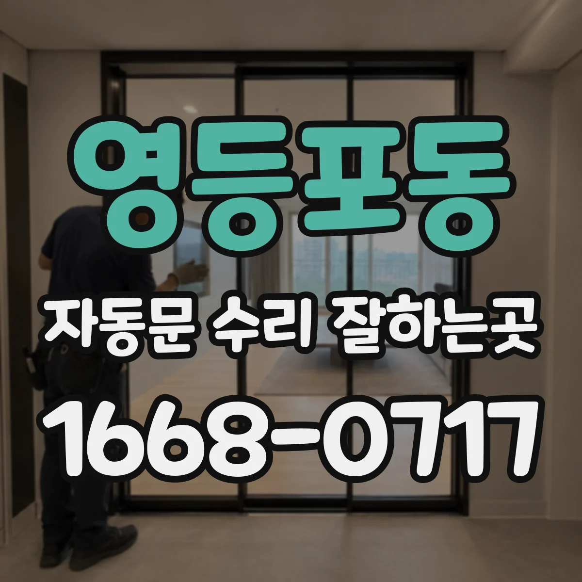 영등포동 자동문 수리 잘하는곳