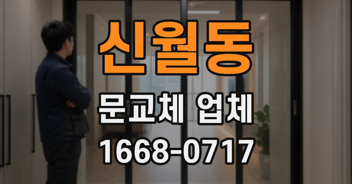 신월동 문교체 업체