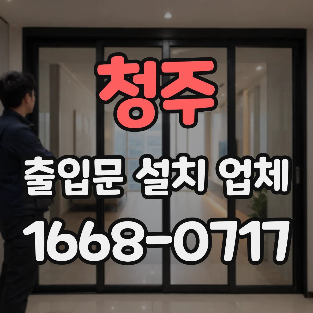 청주 출입문 설치 업체