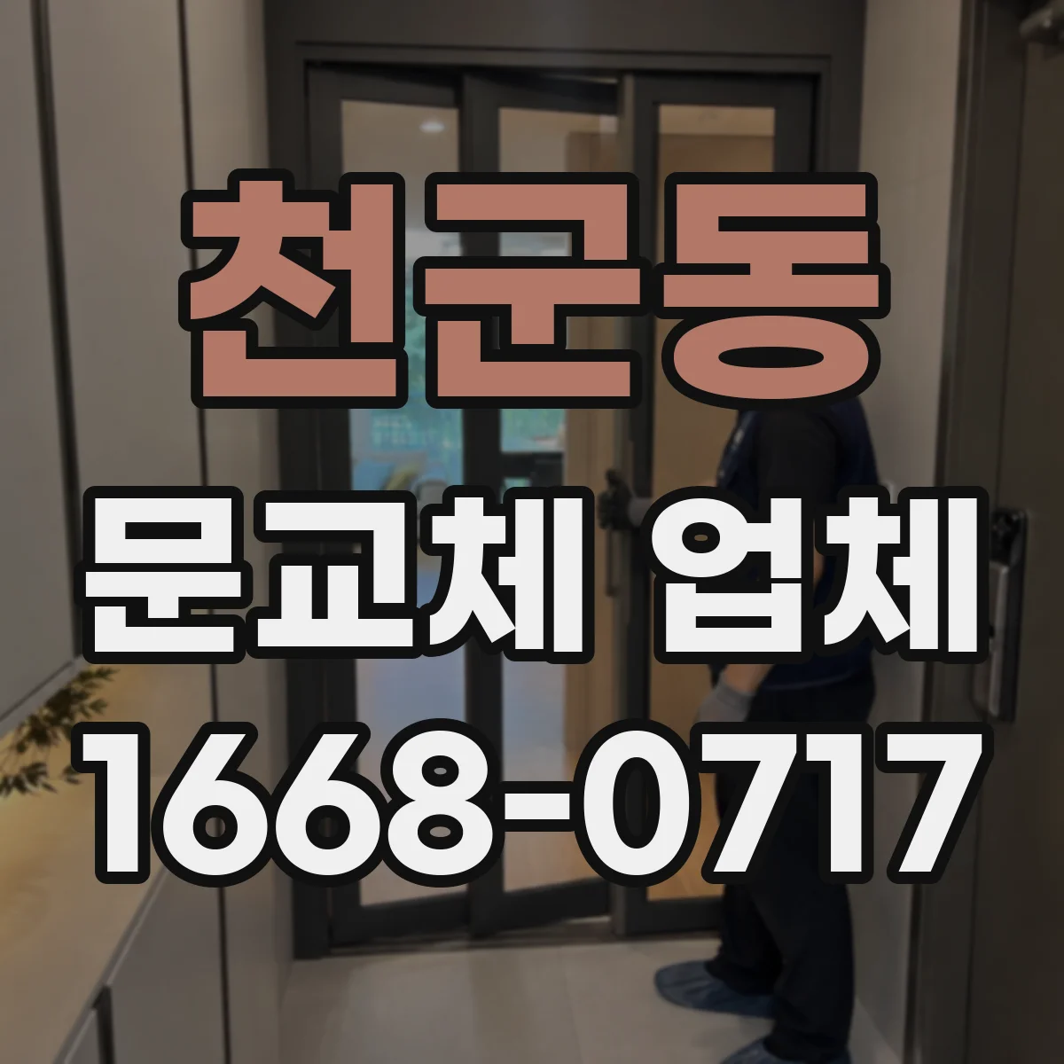 천군동 문교체 업체