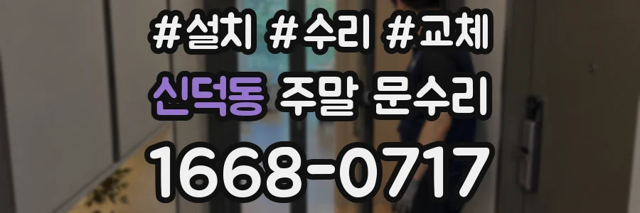 신덕동 주말 문수리