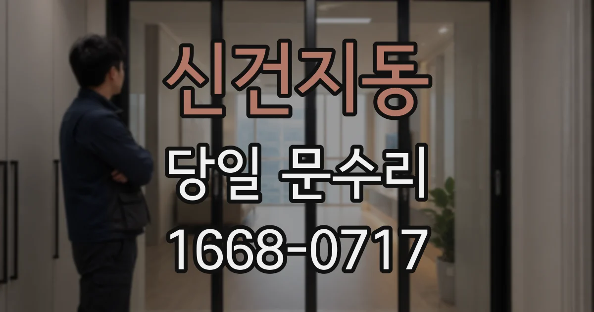 신건지동 당일 문수리