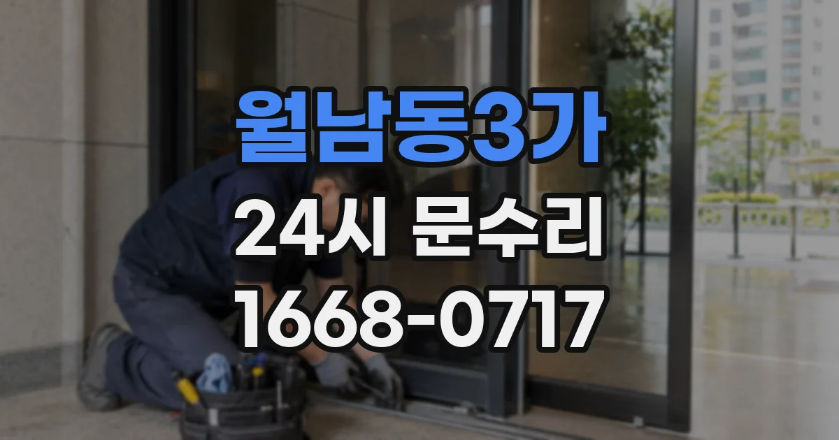 월남동3가 24시 문수리