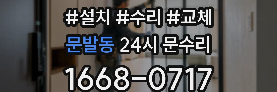 문발동 24시 문수리