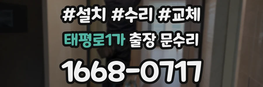 태평로1가 출장 문수리