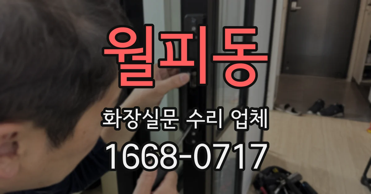 월피동 화장실문 수리 업체