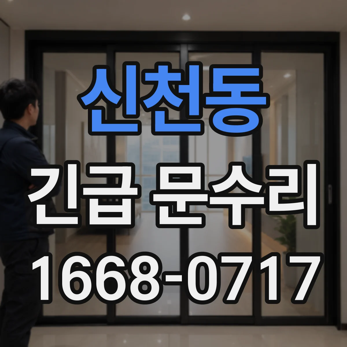 신천동 긴급 문수리