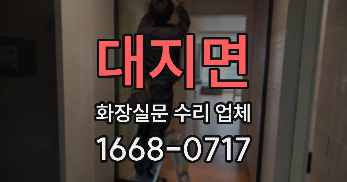 대지면 화장실문 수리 업체