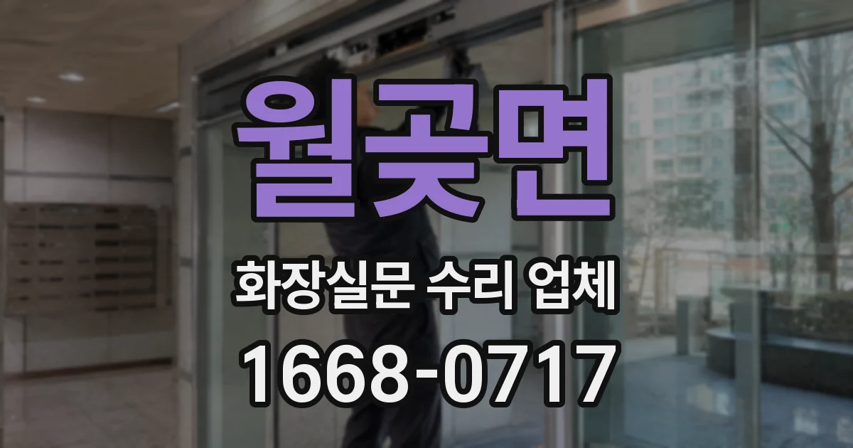 월곶면 화장실문 수리 업체