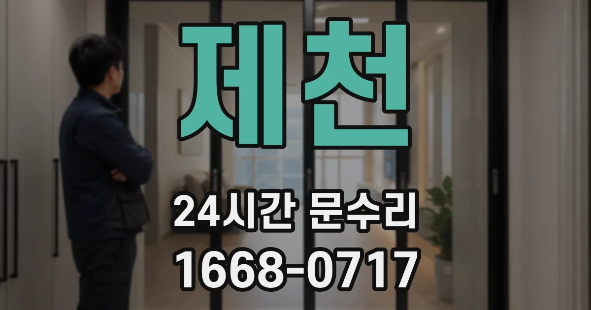 제천 24시간 문수리