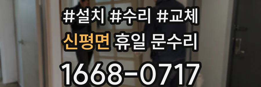 신평면 휴일 문수리