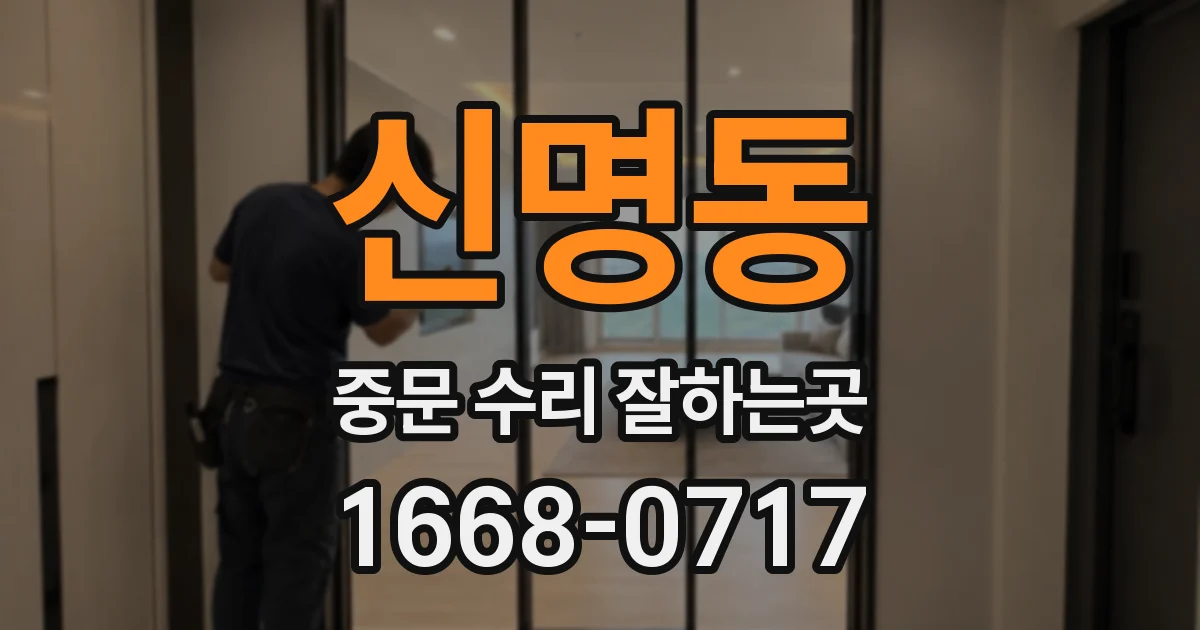신명동 중문 수리 잘하는곳