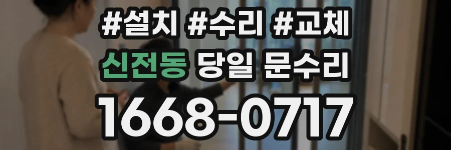 신전동 당일 문수리