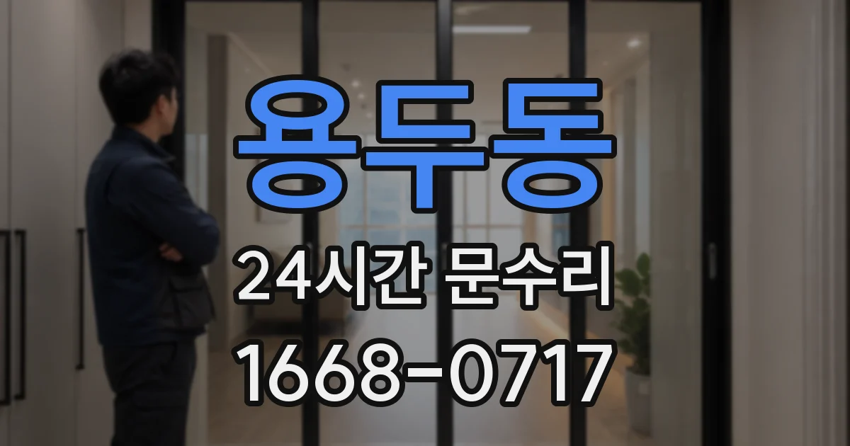 용두동 24시간 문수리