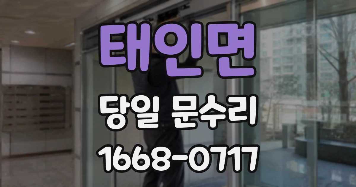 태인면 당일 문수리