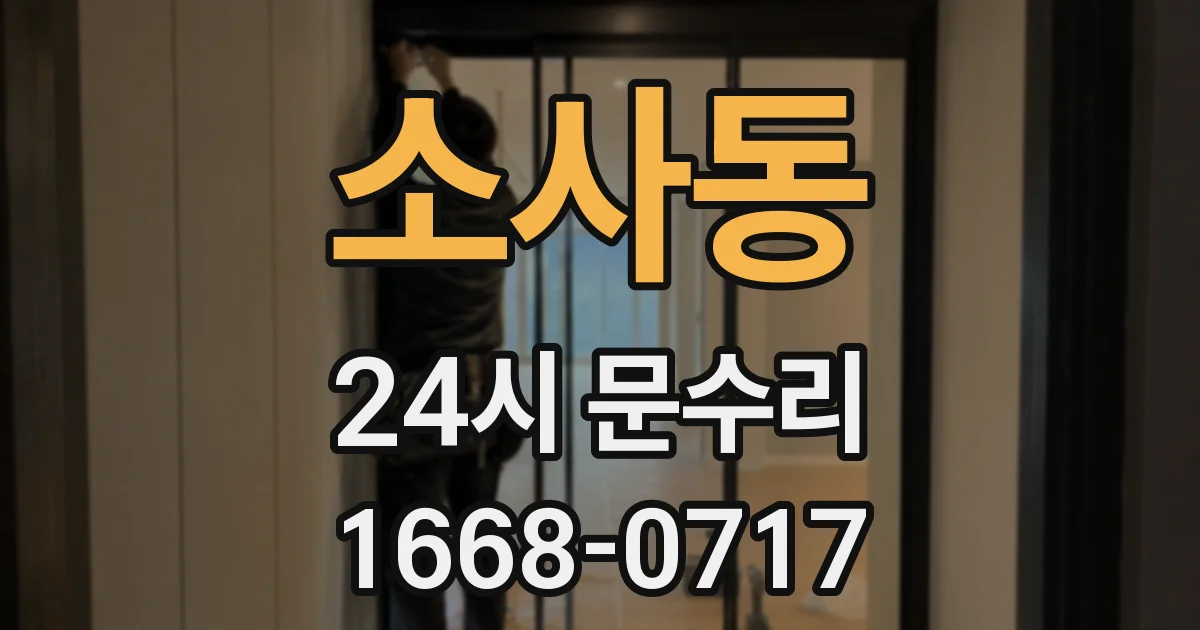 소사동 24시 문수리