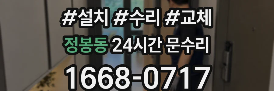 정봉동 24시간 문수리