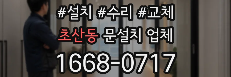 초산동 문설치 업체