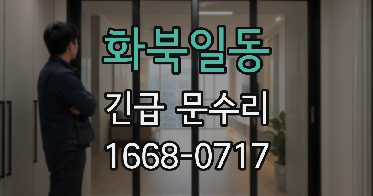 화북일동 긴급 문수리