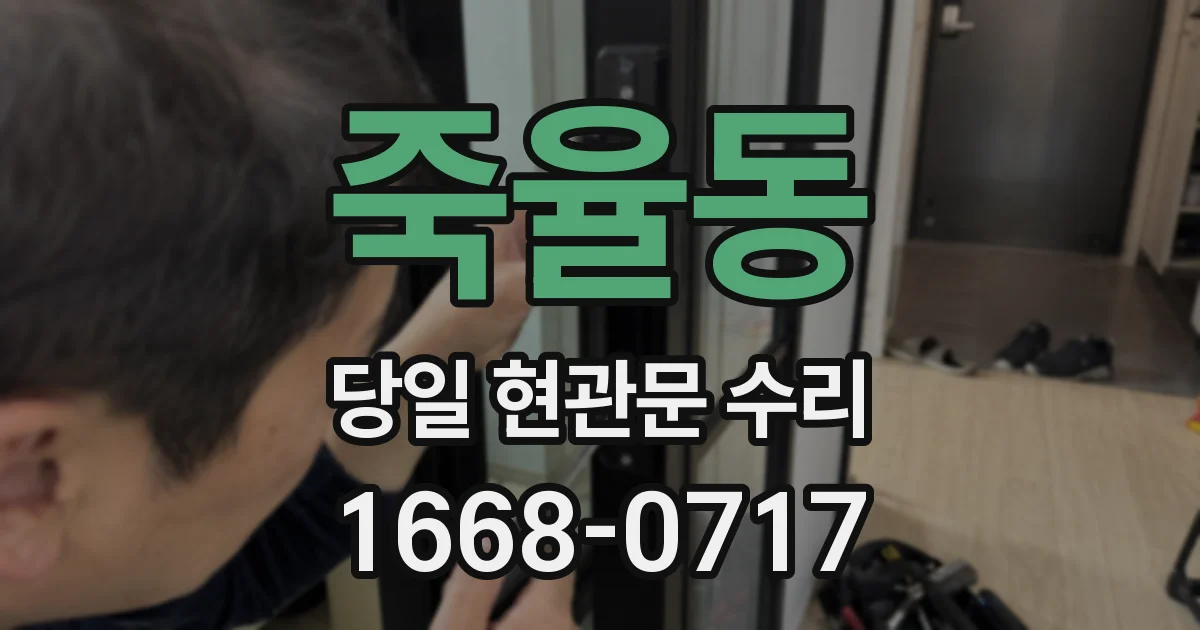 죽율동 당일 현관문 수리