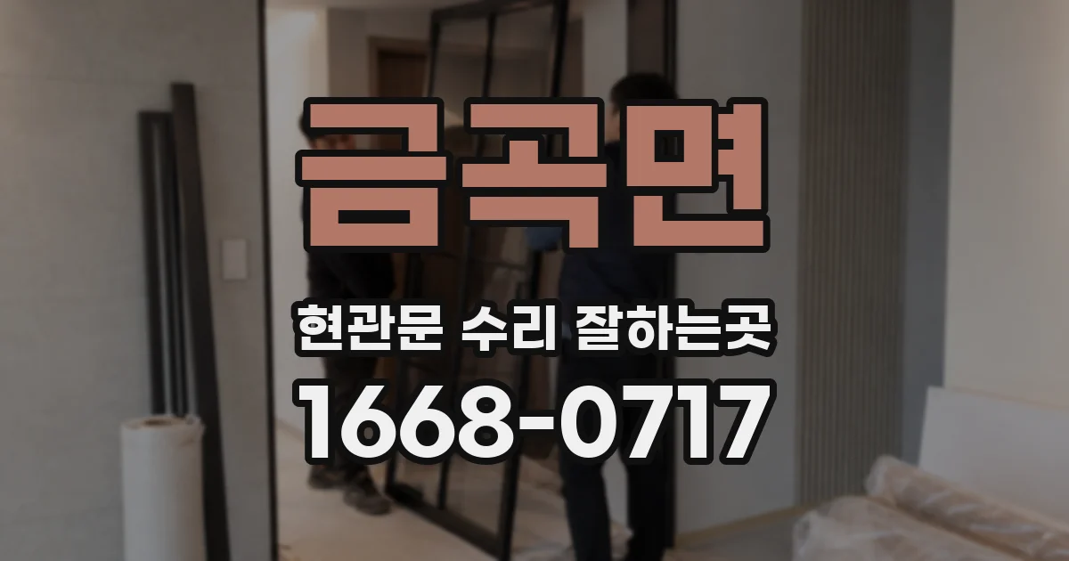 금곡면 현관문 수리 잘하는곳