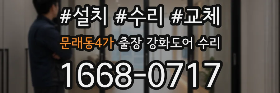 문래동4가 출장 강화도어 수리