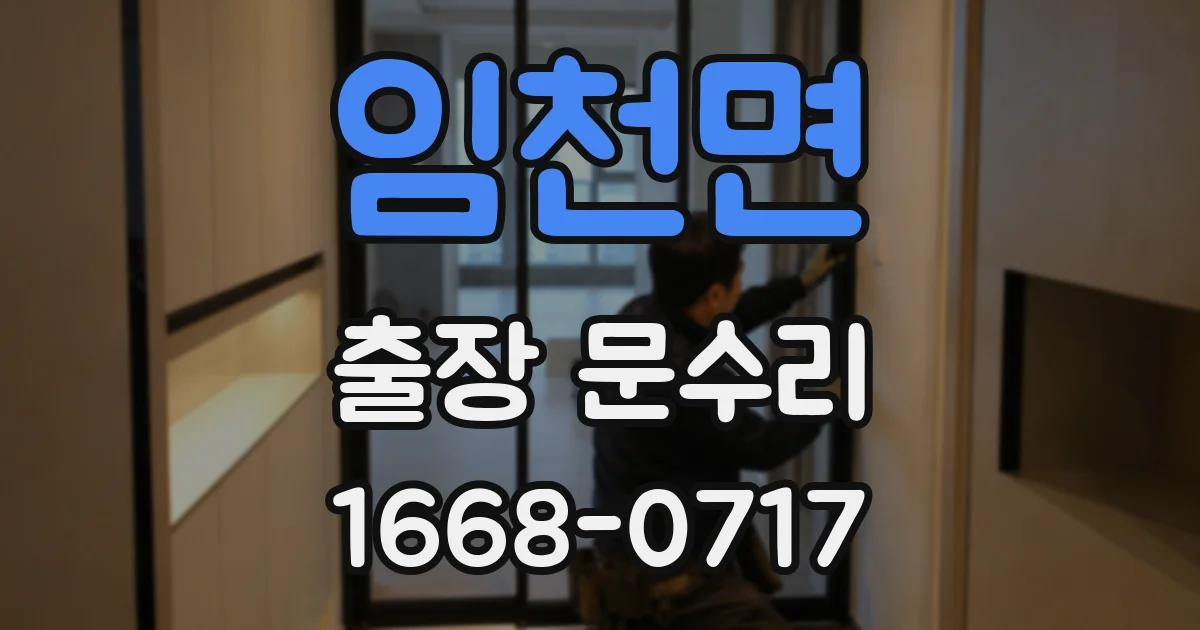 임천면 출장 문수리