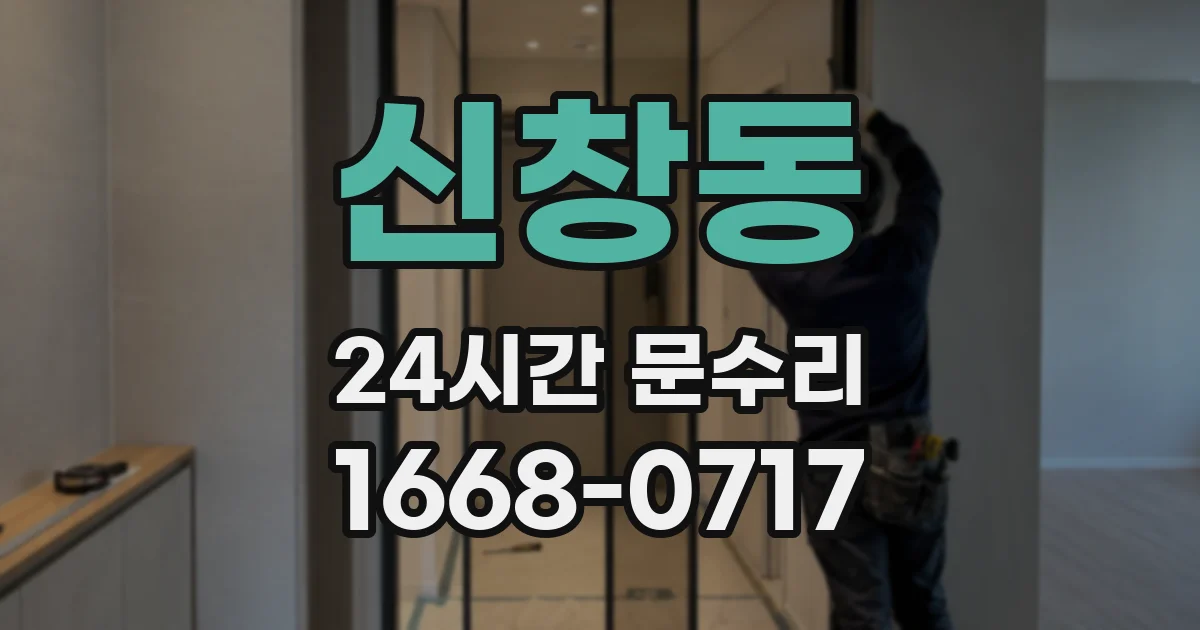 신창동 24시간 문수리
