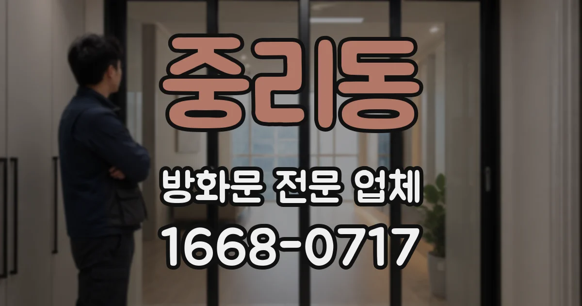 중리동 방화문 전문 업체