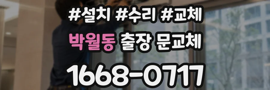 박월동 출장 문교체