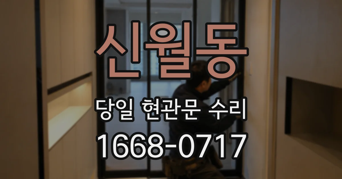 신월동 당일 현관문 수리
