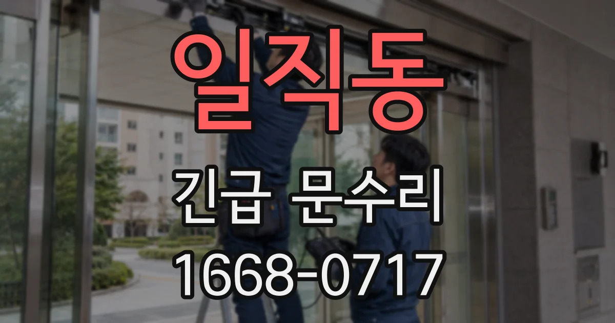 일직동 긴급 문수리