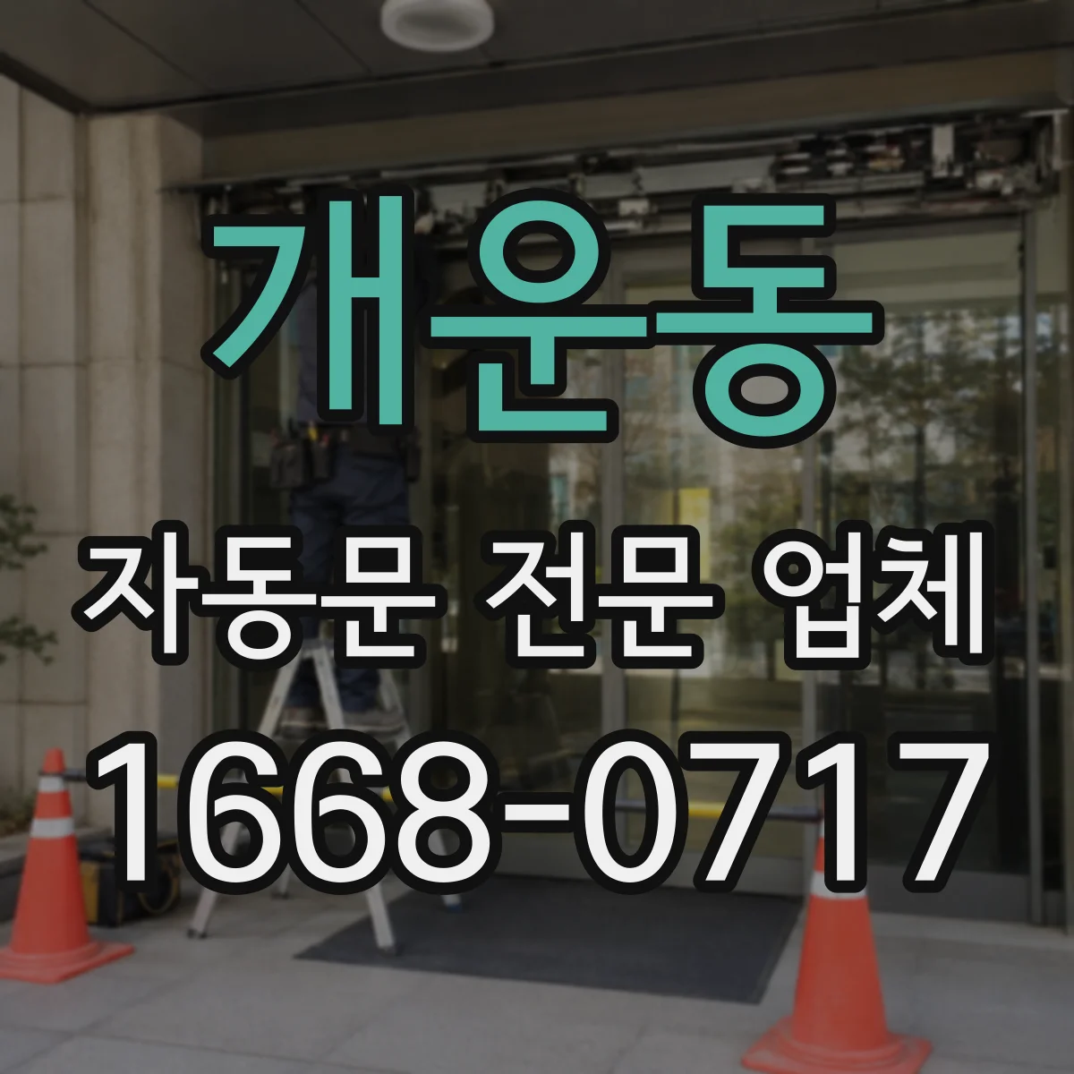 개운동 자동문 전문 업체
