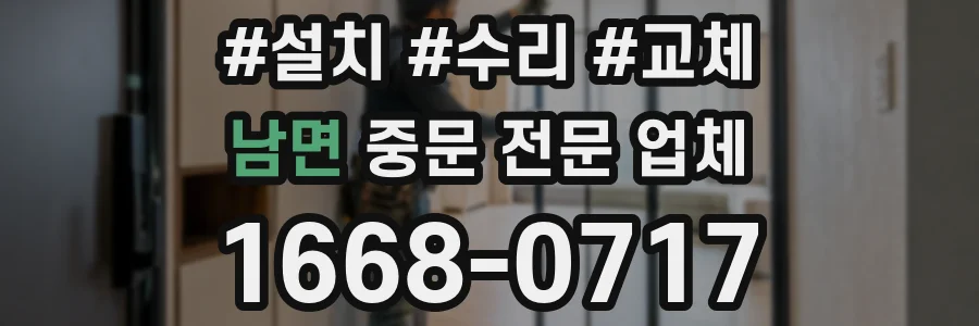 남면 중문 전문 업체