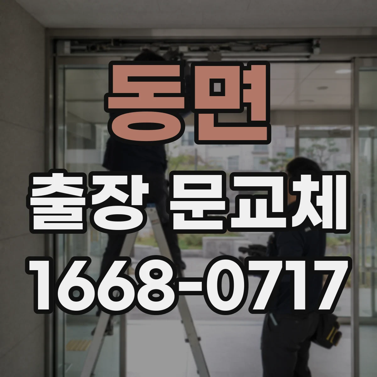 동면 출장 문교체