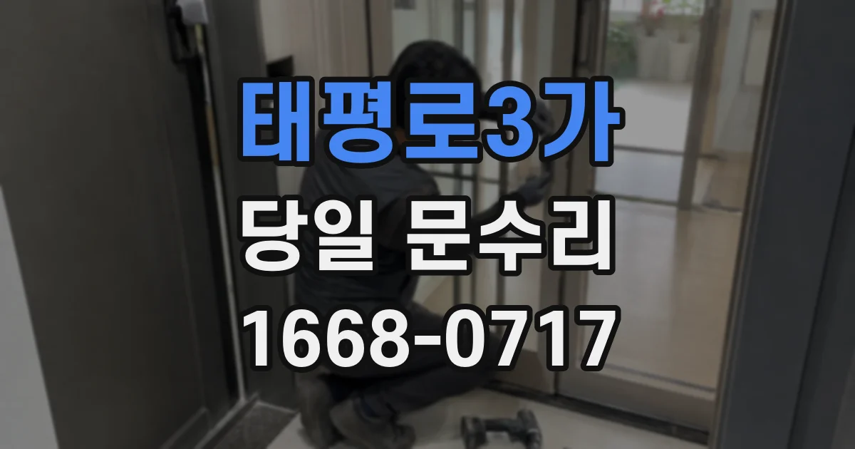태평로3가 당일 문수리
